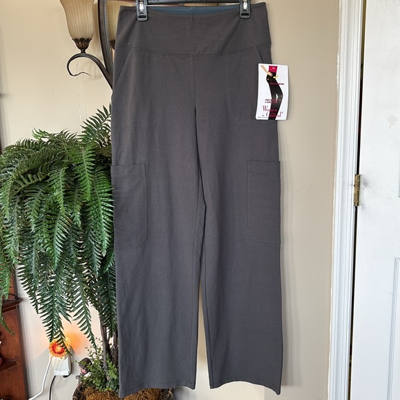 Brand New Women With Control by Renee Greenstein Gray Tummy Control Pants Tall - Picture 1 of 15